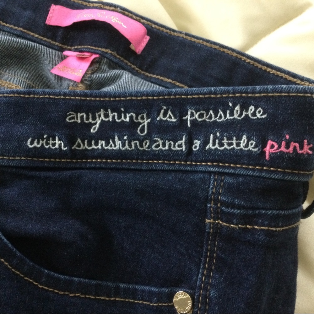 Lilly Pulitzer South Ocean Skinny Jeans size 6